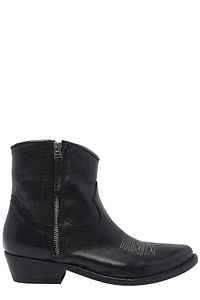 Pawelk's Zip Texan Ankle Boots