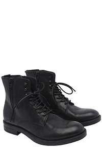 Pawelk's Zip Lace-Up Ankle Boots
