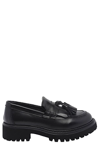 Pawelk's Tassel Platform Flat Shoes
