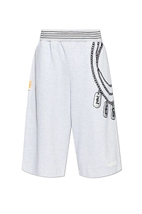 Pdf Chain-Print Sweat Shorts
