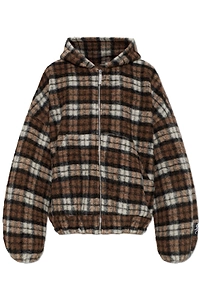 Pdf Checked Hooded Jacket