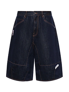 Pdf Channel Logo Denim Shorts