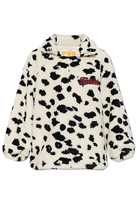 Pdf Fleece Mock-Neck Sweatshirt