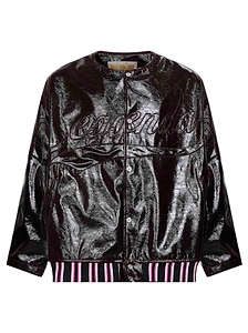 Pdf Oversized Glossy Bomber Coat