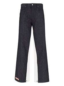 Pdf Panelled Straight-Leg Jeans