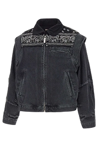 Pdf Paisley Bandana Denim Jacket