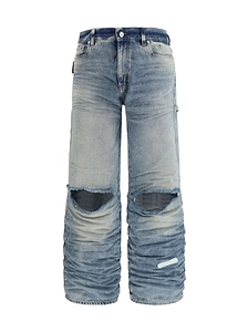 Pdf Rich Kid Distressed Wide-Leg Jeans