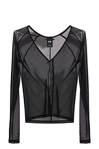 P.E Nation All Out Sheer Long Sleeve Top