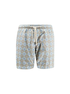 Peninsula Geometric Print Swim Shorts