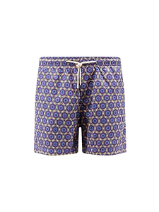 Peninsula Sea Pattern Swim Shorts