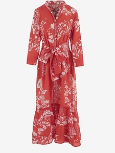 Pep's Cannes Floral Belted Dress