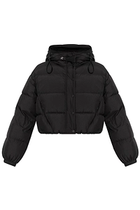 Perfect Moment Hooded Cropped Down Jacket