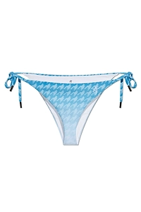 Perfect Moment Houndstooth Tie-Side Bikini Briefs