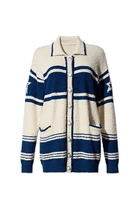 Perfect Moment Textured Stripe Cardigan