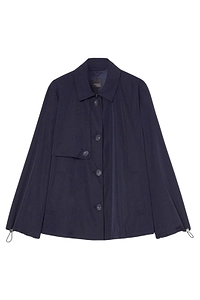 Persona Buttoned Short Trench Coat