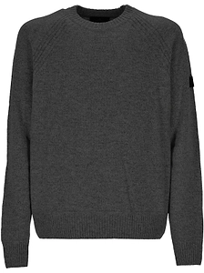 Peuterey Ribbed Crew Neck Knitted Sweater