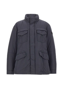 Peuterey Stripes Mfc Hooded Parka Coat