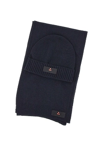 Peuterey Silli 05 Ribbed Scarf And Beanie Set