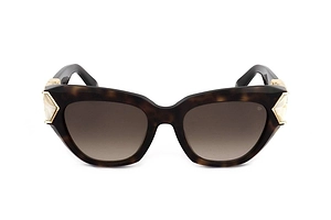 Philipp Plein Eyewear Logo-Detail Cat-Eye Sunglasses