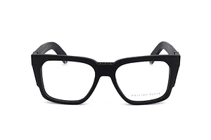 Philipp Plein Eyewear Logo Rectangle Glasses