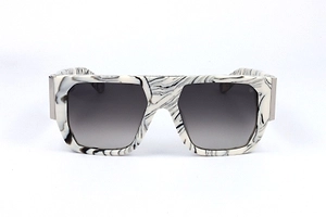 Philipp Plein Eyewear Oversized Patterned Sunglasses
