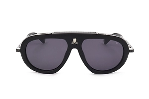 Philipp Plein Eyewear Skull Detail Aviator Sunglasses