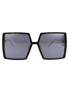 Philipp Plein Eyewear Logo-Plaque Square-Frame Sunglasses