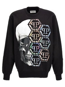 Philipp Plein Skull-Printed Crewneck Sweatshirt