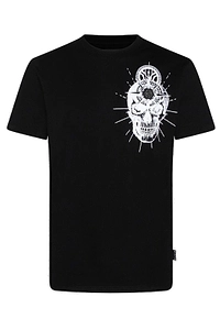 Philipp Plein Skull Tattoo Round Neck T-Shirt
