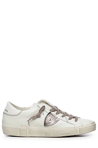 Philippe Model Distressed Low-Top Sneakers