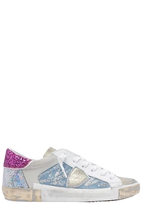 Philippe Model Prsx Embellished Lace-Up Sneakers