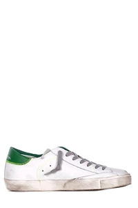 Philippe Model Logo Patch Lace-Up Sneakers