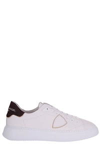 Philippe Model Logo-Patch Lace-Up Sneakers