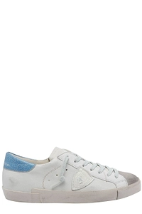 Philippe Model Prsx Logo Patch Lace-Up Sneakers