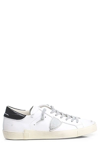 Philippe Model Prsx Triangle-Patch Lace-Up Sneakers