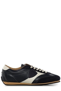 Philippe Model Suede Panel Low-Top Sneakers