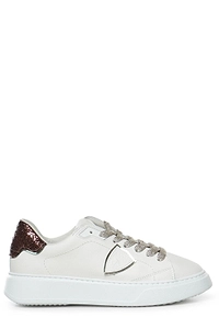 Philippe Model Glitter Heel Low-Top Sneakers
