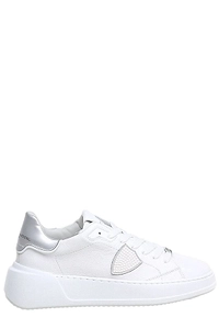 Philippe Model Tres Temple Logo Patch Sneakers