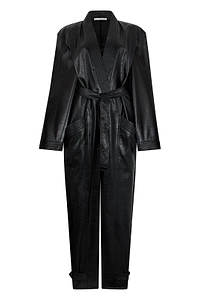 Philosophy Di Lorenzo Serafini Belted Long Sleeved Jumpsuit