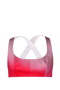 Philosophy Di Lorenzo Serafini Gradient-Effect Crossover Strap Detailed Top