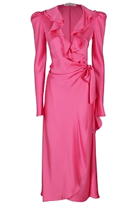 Philosophy Di Lorenzo Wrap Long-Sleeved Dress