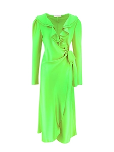 Philosophy Di Lorenzo Serafini Wrap Long-Sleeved Dress