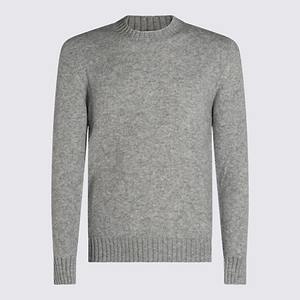Piacenza Cashmere Crew Neck Knitted Sweater