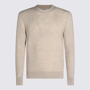 Piacenza Cashmere Ribbed Crew-Neck Knitted Sweater