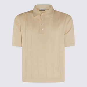 Piacenza Cashmere Textured Knit Polo Shirt