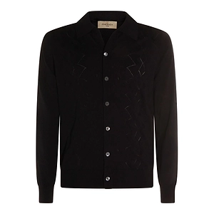 Piacenza Cashmere Textured Knit Shirt