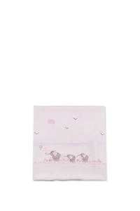Piccola Giuggiola Elephant Embroidered Blanket