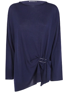 Pierantoniogaspari Buckle Detail Knitted Sweater