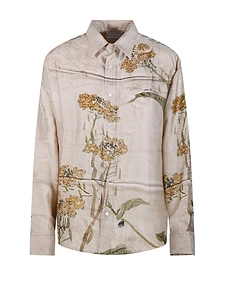 Pierre-Louis Mascia Aloe Floral Long-Sleeve Shirt