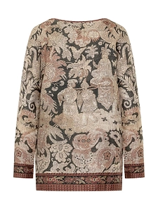 Pierre-Louis Mascia Aloe Printed Long Sleeve Top